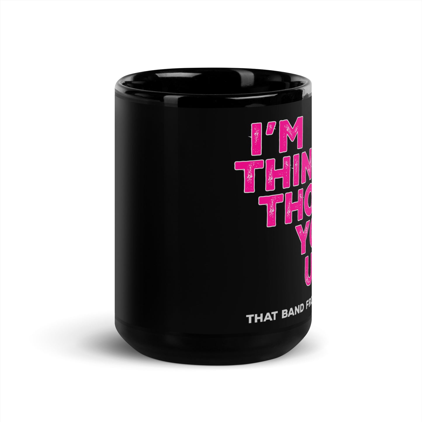 Black Glossy Mug / Nothing Without You heart logo