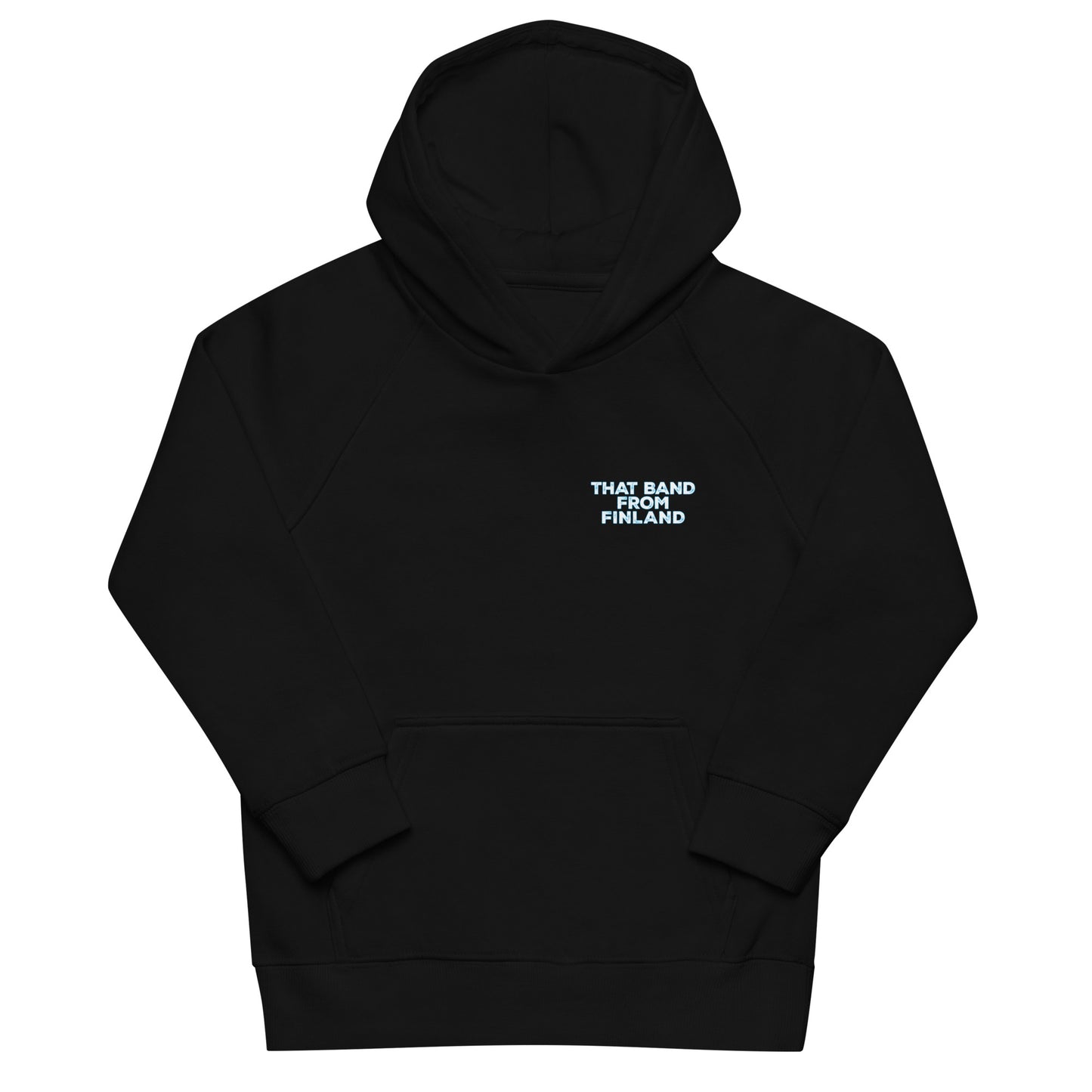 Kids' eco hoodie / TBFF logos on front & back