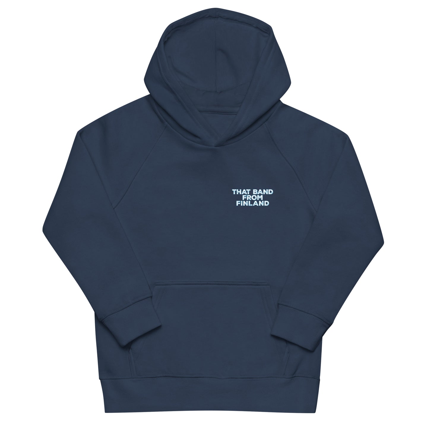 Kids' eco hoodie / TBFF logos on front & back