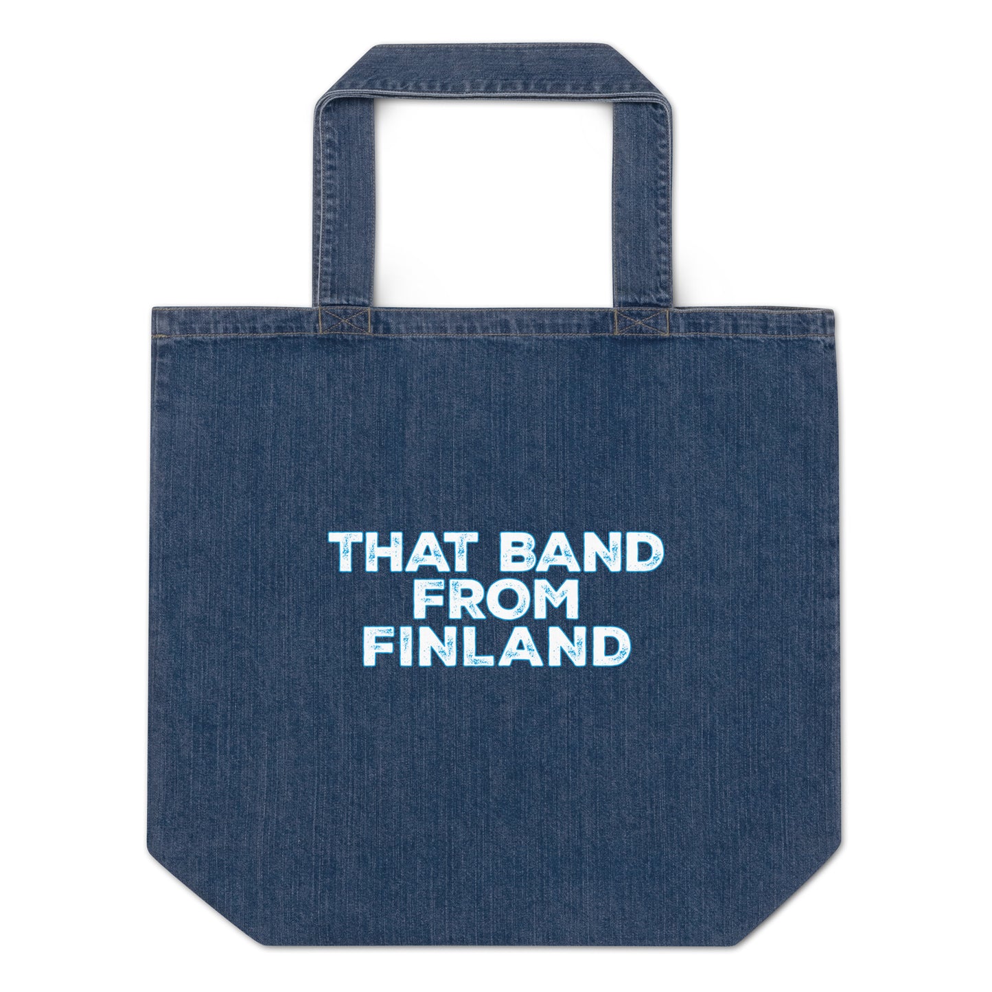 Organic denim tote bag / TBFF logo