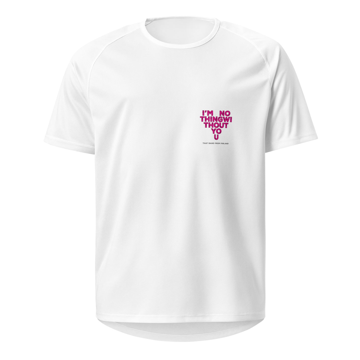 Unisex sports jersey / Nothing Without You heart logo